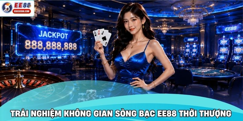 Trải nghiệm không gian sòng bạc EE88 thời thượng